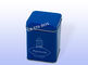 Τετραγωνικό κιβώτιο κασσίτερου λογότυπων συνήθειας Preminum για τη συσκευασία τσαγιού/καρυκευμάτων καφέ προμηθευτής