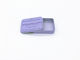 Μικρό τυπωμένο ορθογώνιο κιβώτιο κασσίτερου για τις κάρτες και αποθήκευση καραμελών μεντών με την άρθρωση παραθύρων προμηθευτής